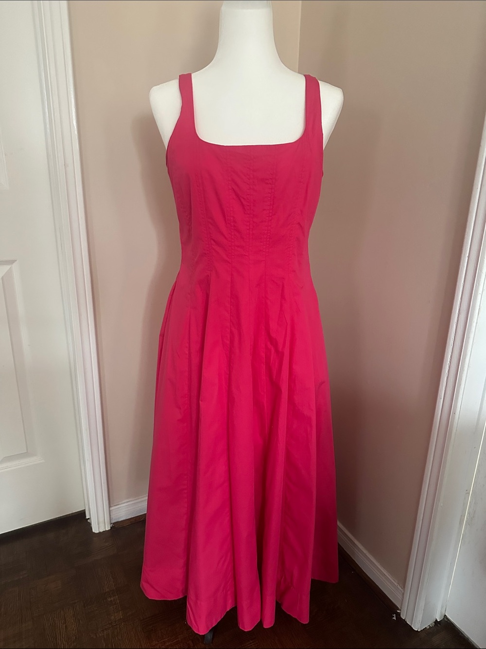Ricki's Vibrant Pink Square-Neck Maxi Dress